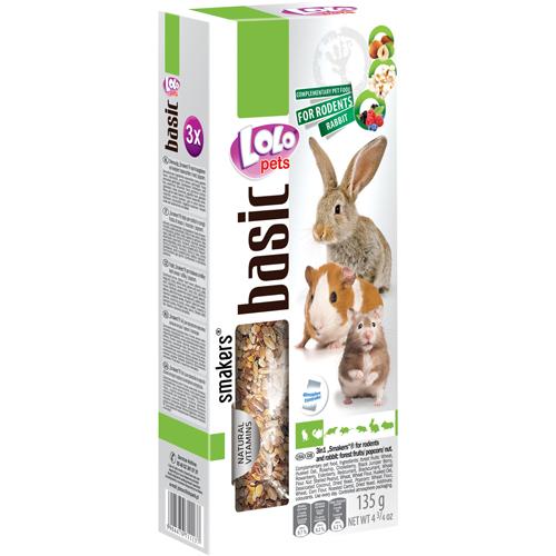 Lolo Smakers 3 smaker kanin/gnagare, 3-pack
