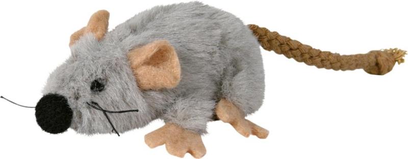 Plyschmus med catnip 7 cm