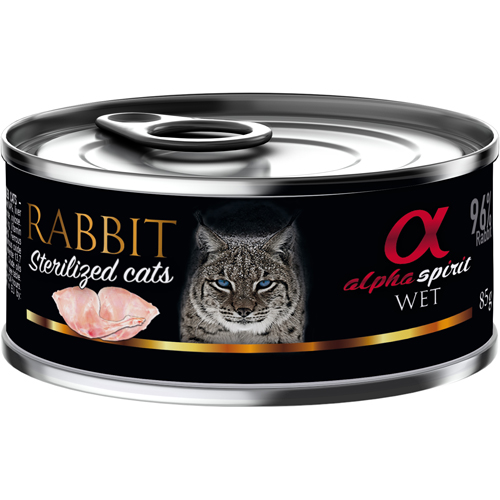 alpha spirit CAT Rabbit Sterilized 85 g