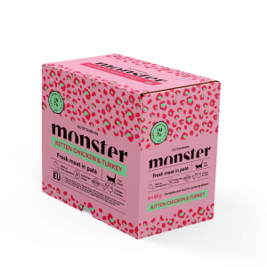 Monster Cat Pouches Kitten Chicken/Turkey