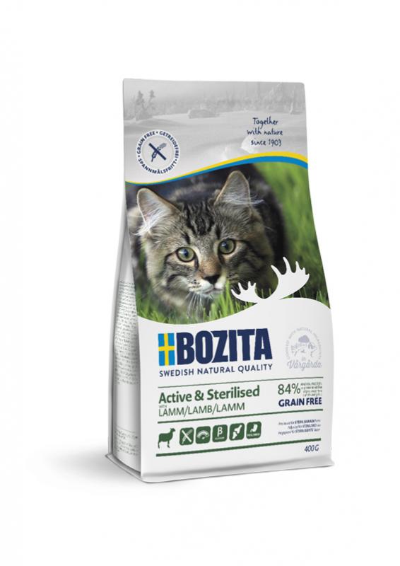 Bozita Feline Active & Sterilised GrainFree Lamb