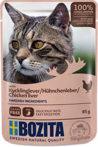 Bozita katt Kycklinglever i gelé 85 g
