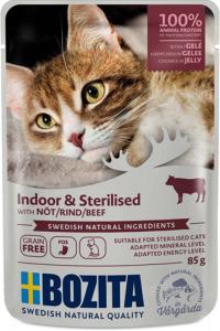 Bozita Indoor & Sterilised Nöt i gelé 85 g