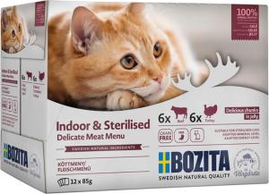 Bozita Indoor & Sterilised Köttmeny i gelé Multibox 12x85 g