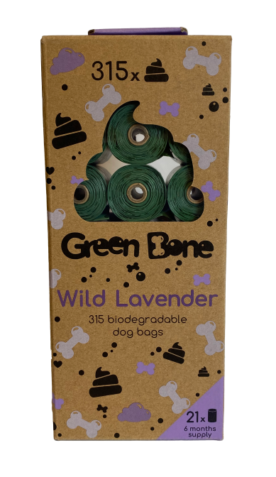 Green Bone Wild Lavender 21 rullar/315 påsar