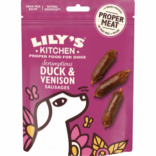 Lily's Kitchen Scrumptious Duck & Venison Sausages 70 g