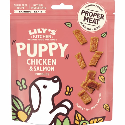 Lily's Kitchen Chicken & Salmon Nibbles for Puppies 70 g