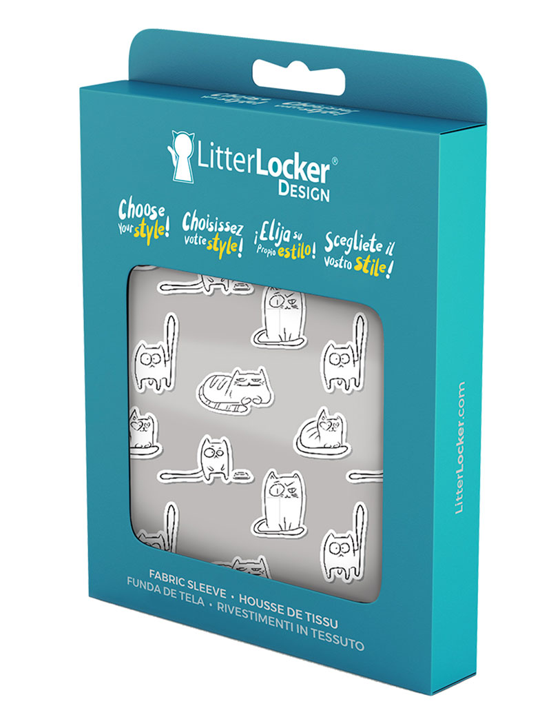 LitterLocker Design Sleeve "Paper Cats"