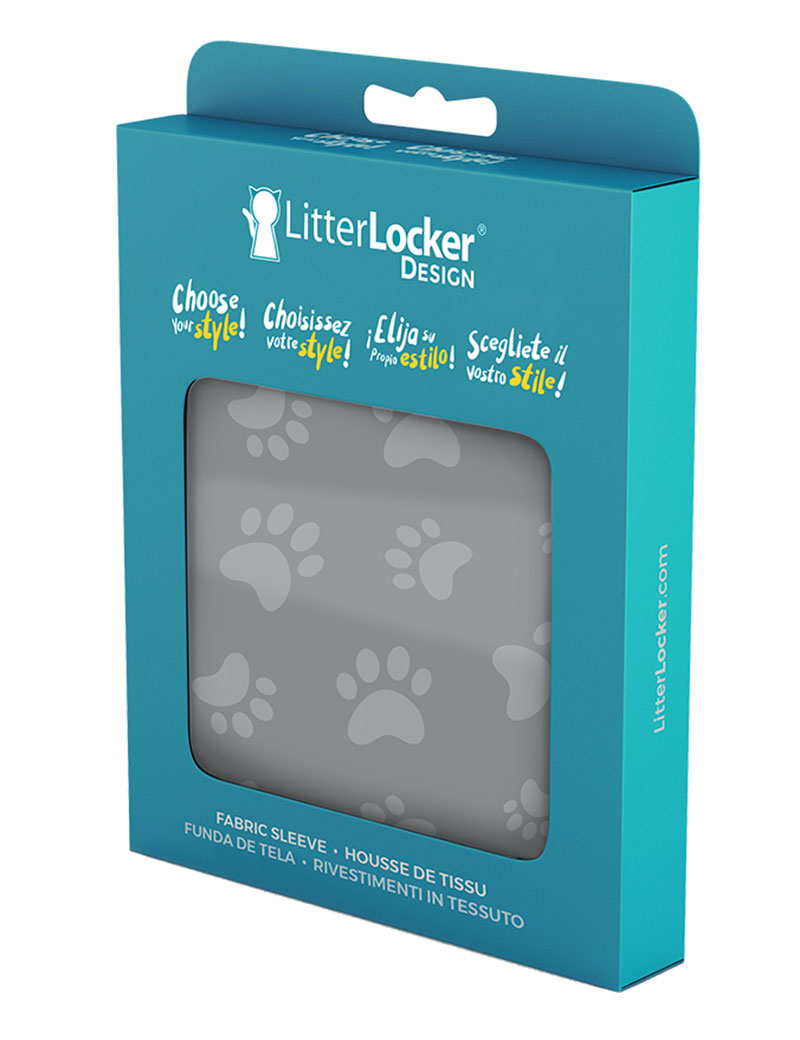 LitterLocker Design Sleeve "Cat Paws"