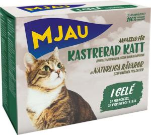 Mjau kastrerad i gelé multibox 8x85g