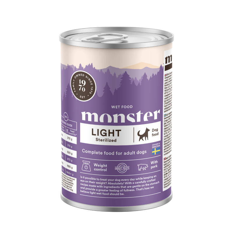 Monster Dog Adult Light/Sterilized 400 g