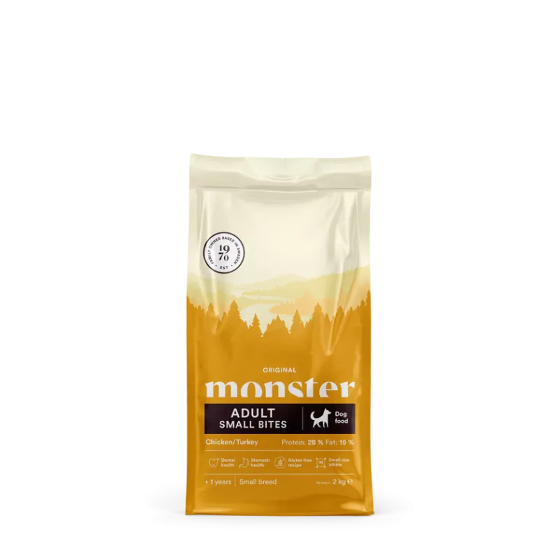 Monster Dog Original Adult Small Bites Chicken/Turkey