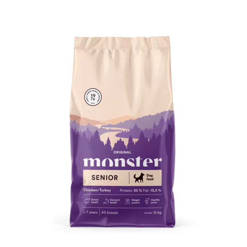Monster Dog Original Senior Chicken/Turkey