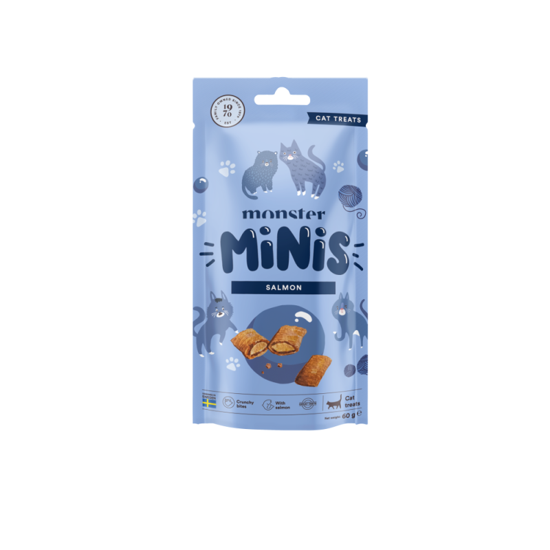 Monster Cat Minis Treats Salmon 60 g