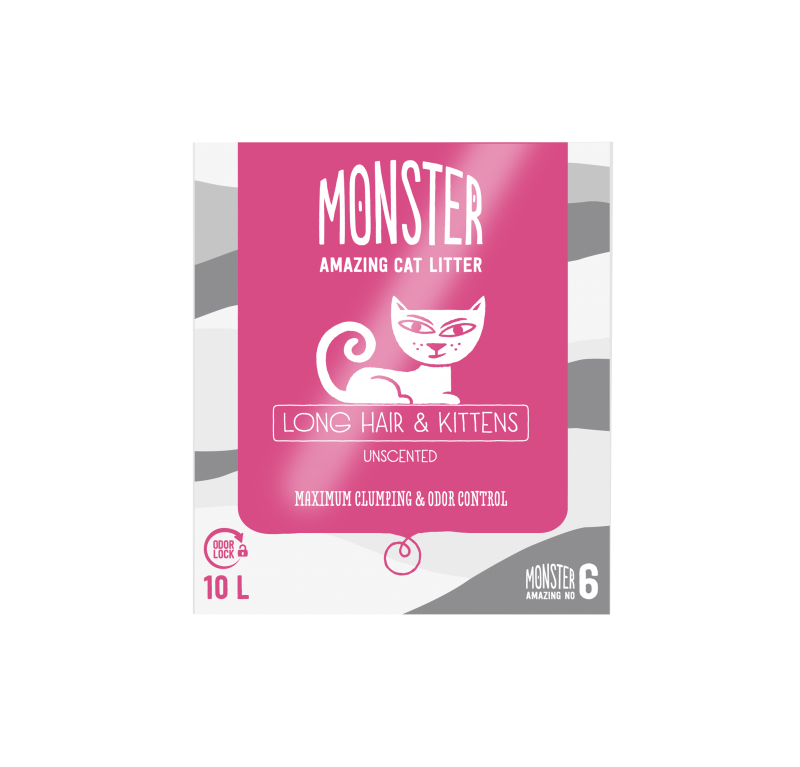 Monster Long Hair & Kittens Unscented 10 liter