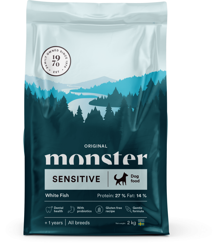 Monster Dog Original Sensitive White Fish