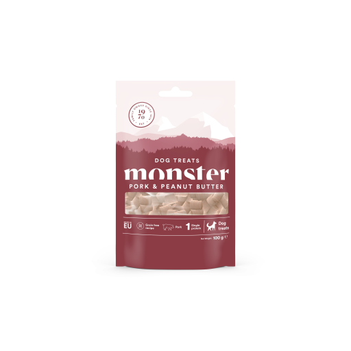 Monster Treats All Breed Pork/Peanut 100 g