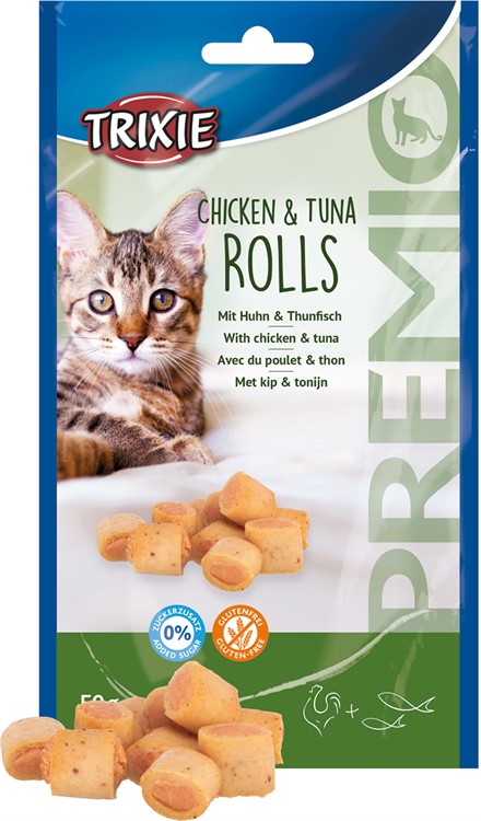 PREMIO Chicken & Tuna Roll 50 g