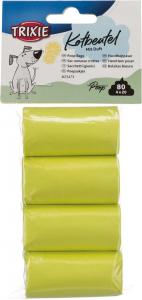 Bajspåsar, citrondoft, 4 rullar x 20 st, gul, M