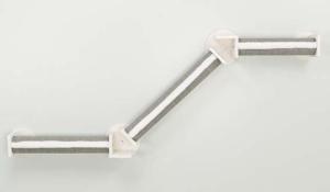 Vägg-set 2, 195x78 cm, vit/grå