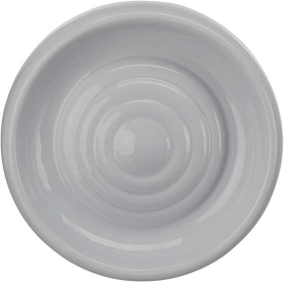 Vattenskål, keramik, 0.2 l/ø 18 cm, grå