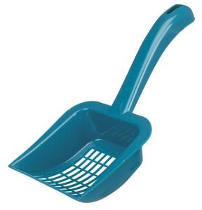 Kattspade kraftig för kristallsand 28 cm, mixade färger