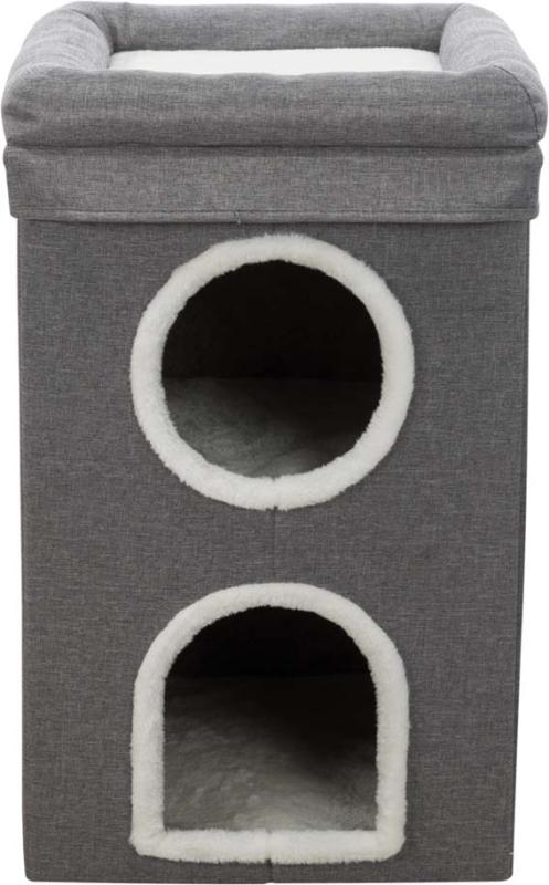 Klösmöbel Saul, Cat-Tower, 39 x h64 x 39 cm, grå