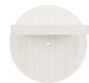 Väggkomponent I, ø 15x16 cm, vit