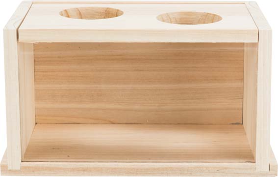 Sandbad, mus/hamster, trä, 20 x 12 x 12 cm