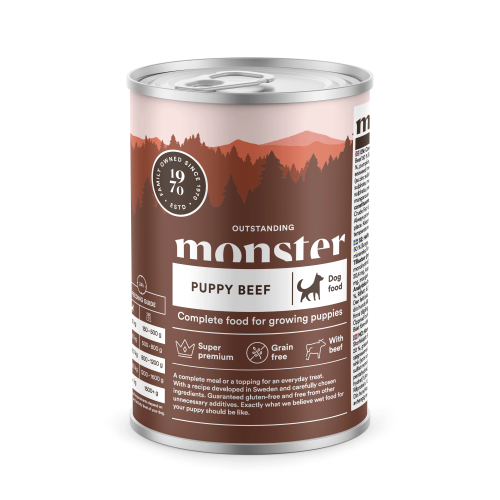 Monster Dog Puppy Beef 400 g