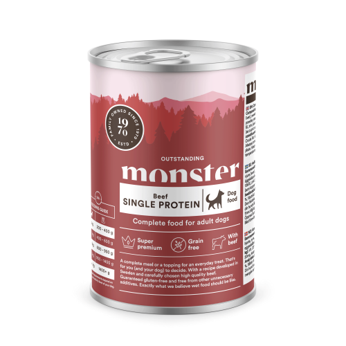 Monster Dog Adult Single Beef 400 g