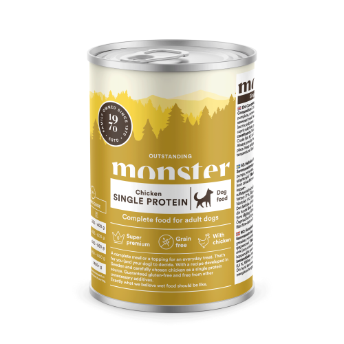Monster Dog Adult Single Chicken 400 g