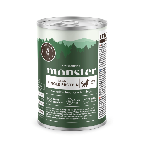 Monster Dog Adult Single Lamb 400 g