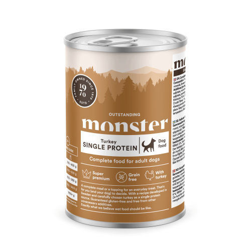 Monster Dog Adult Single Turkey 400 g