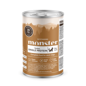 Monster Dog Adult Single Turkey 400 g