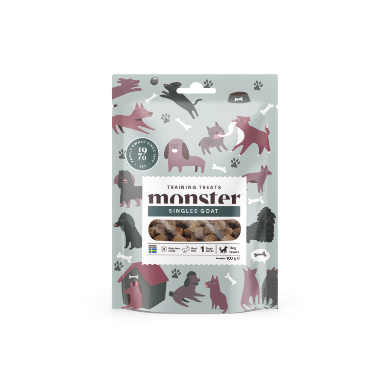 Monster Dog Training Treats Single Goat 100 g