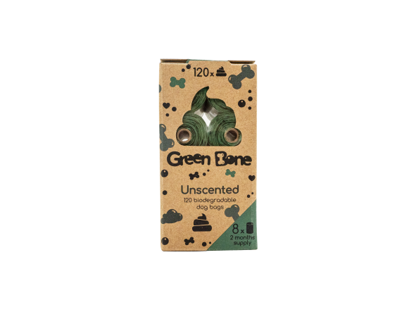 Green Bone Unscent 8 rullar/120 påsar