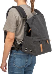 BE NORDIC, ryggsäck Bjorn, 35 x 40 x 20 cm, svart