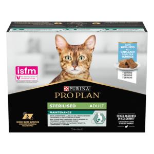 Purina Pro Plan Cat wet Sterilised Cod 10x85 g