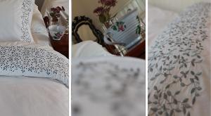 Påslakan set i 3 delar, satin, design Saint Michel