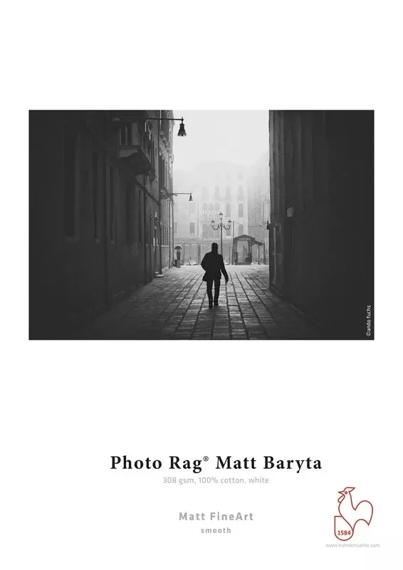 Photo Rag Matt Baryta 308g A3+ 25 ark