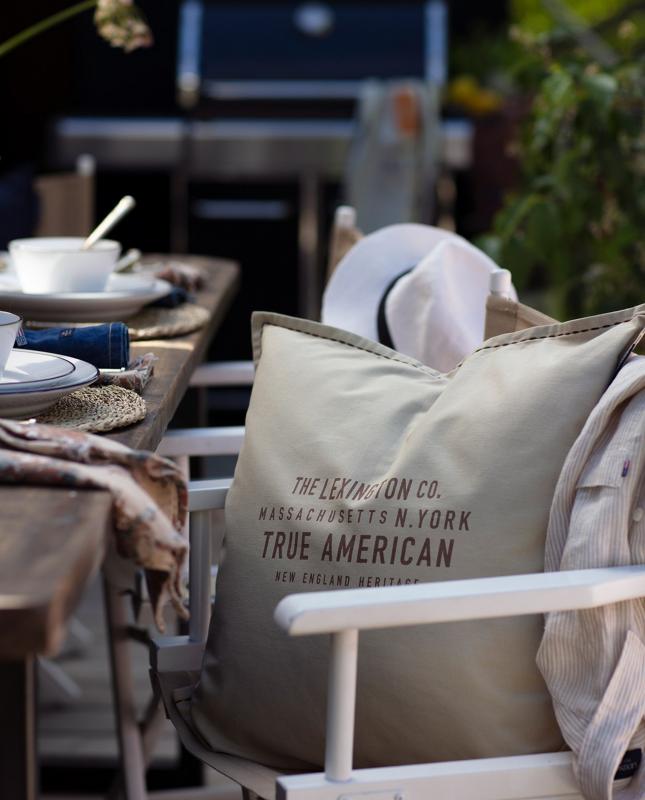 Kuddfodral True American cotton canvas - 50x50