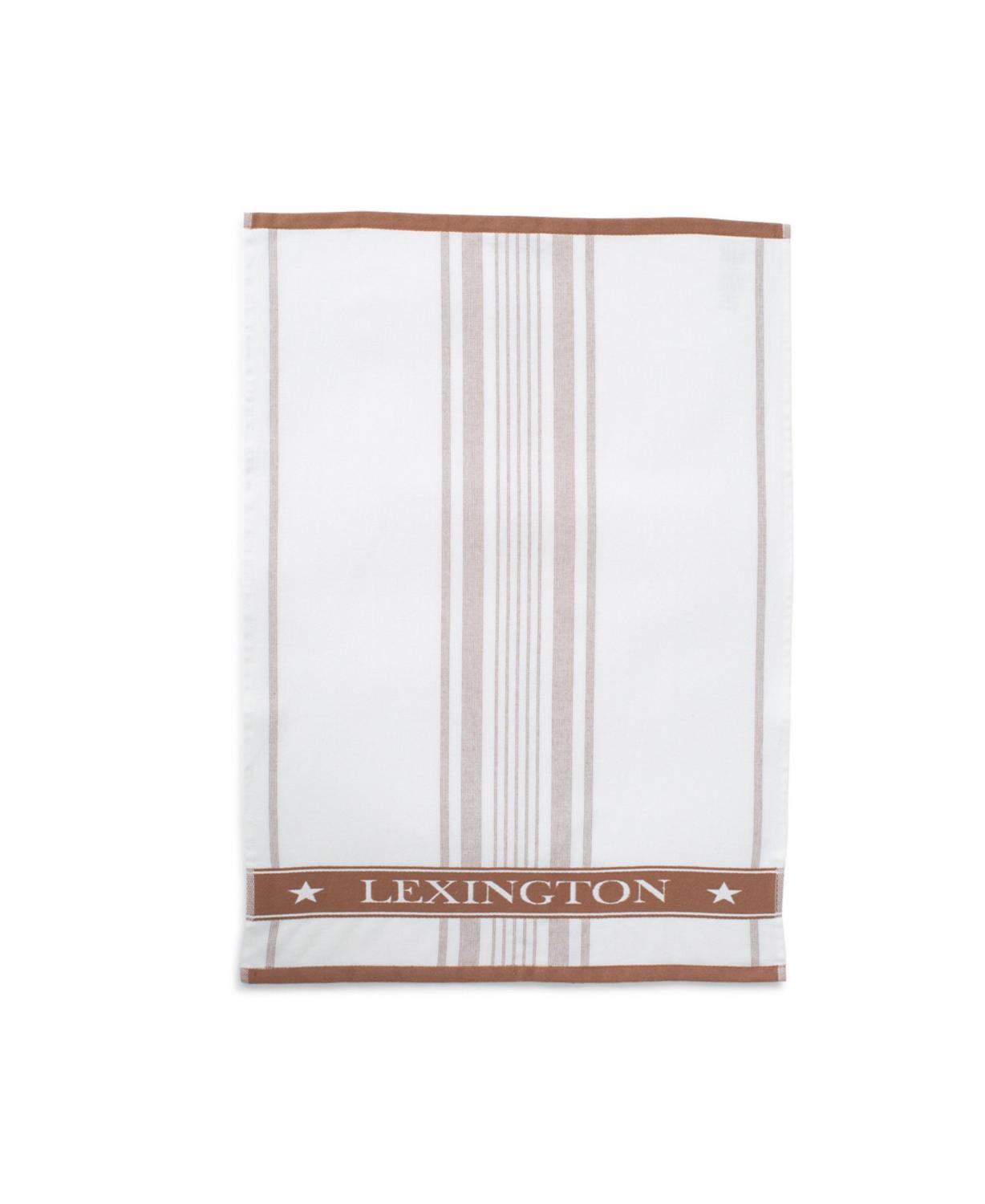 Kökshandduk Striped cotton Terry logo - 50x70