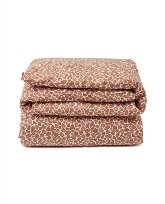 Printed Giraffe organic cotton sateen Duvet Cover - 150x210