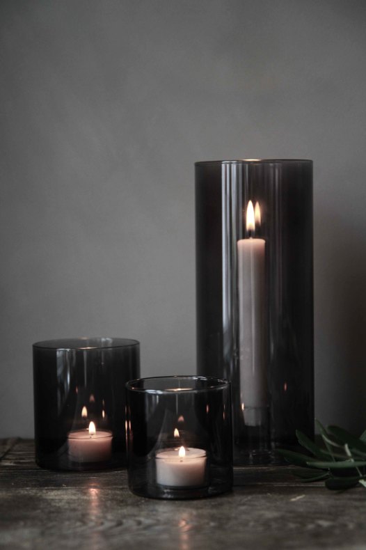 Simplicity Ljuslykta smoke - 10x25cm