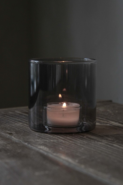 Simplicity Ljuslykta smoke - 8x8cm