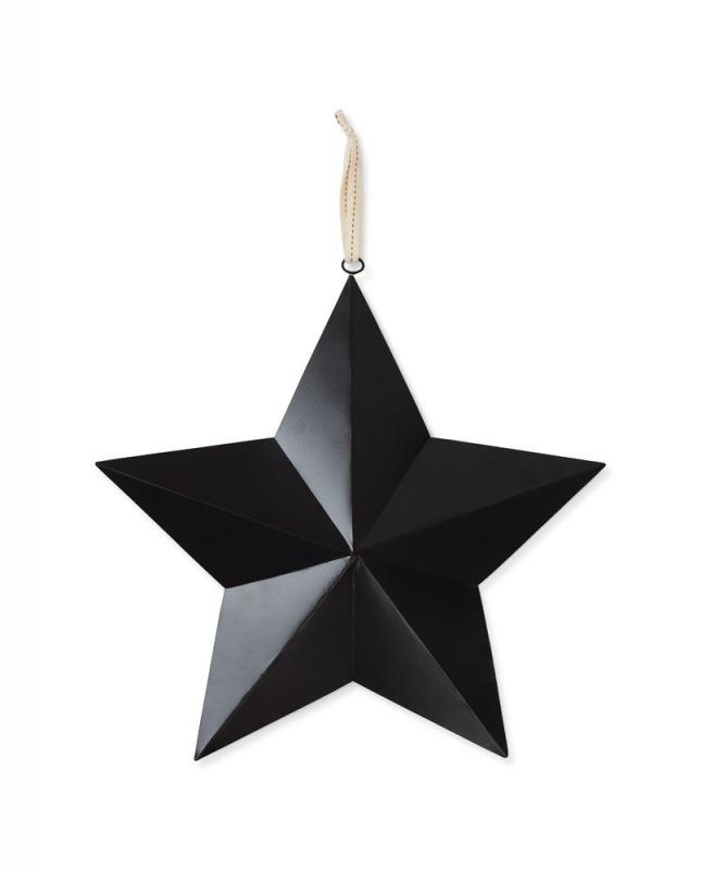 Black metal Star - 40x40cm