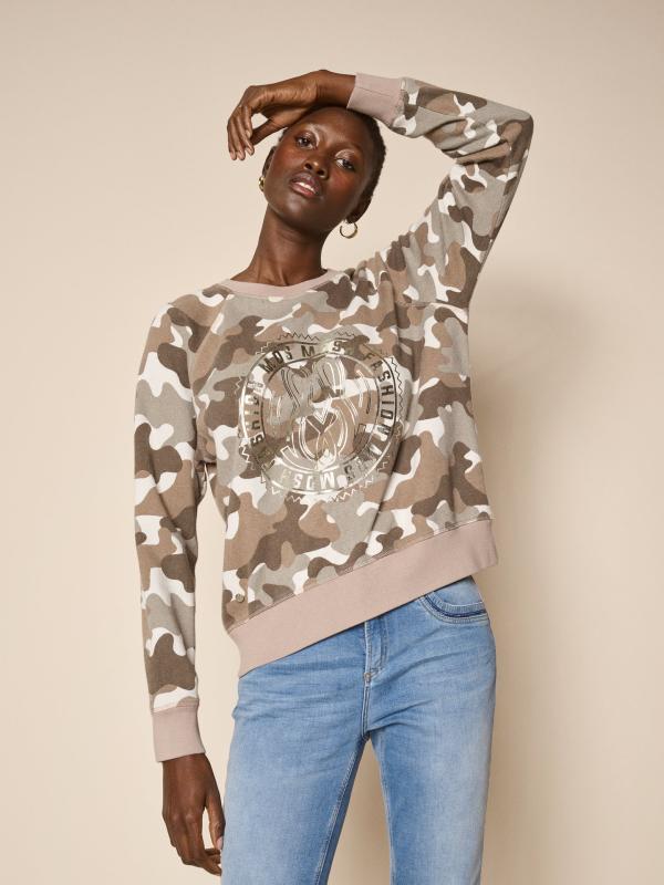 Ace O-LS Camo Sweatshirt