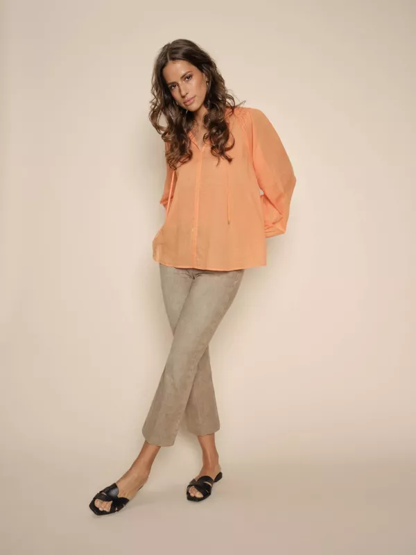 Alli Burn Flare Jeans - Cropped