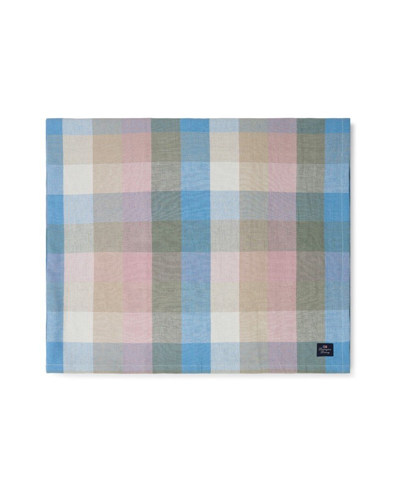 Checked Tablecloth - Multi Linen/Cotton